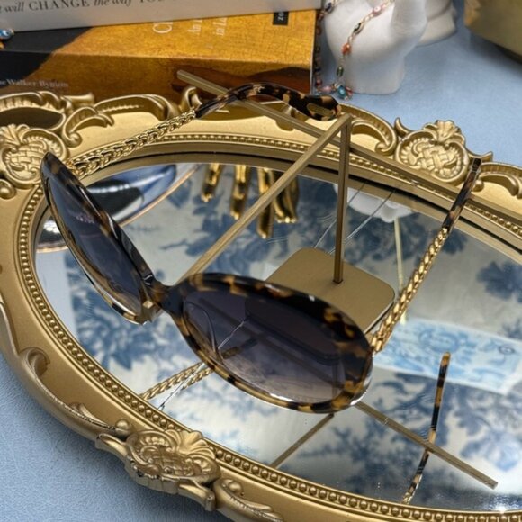 🆕 VIVIENNE WESTWOOD 🧿 NWOT VW793 Round Tortoise Shell Sunglasses - Gold Havana - Picture 14 of 16